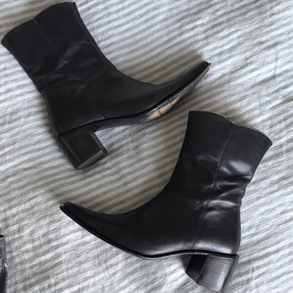 Salpy Shoes - SALPY Leather Ankle boot